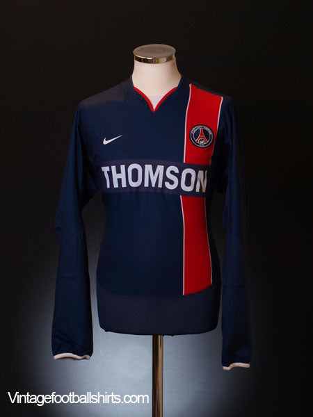 2003-04 Paris Saint-Germain Player Issue Home Shirt *BNWT* L Football Shirt