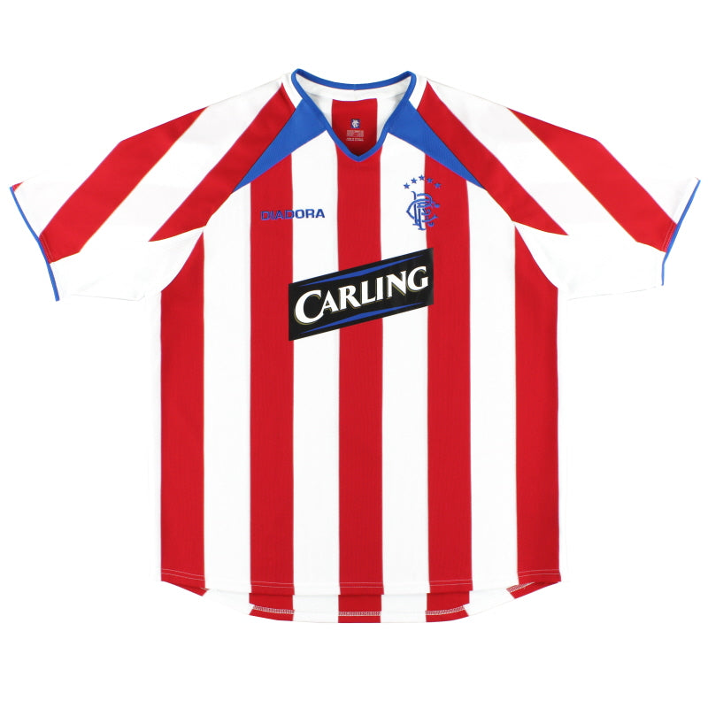 2003-04 Rangers Diadora Away Shirt L Football Shirt