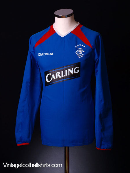 2003-05 Rangers Home Shirt L/S M Football Shirt