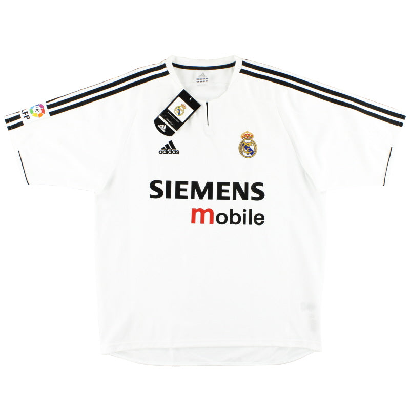 2003-04 Real Madrid adidas Home Shirt *w/tags* L Football Shirt