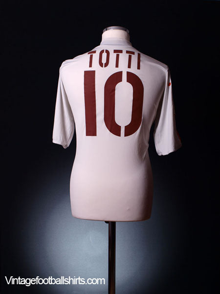 2003-04 Roma Away Shirt Totti #10 *Mint* XL Football Shirt