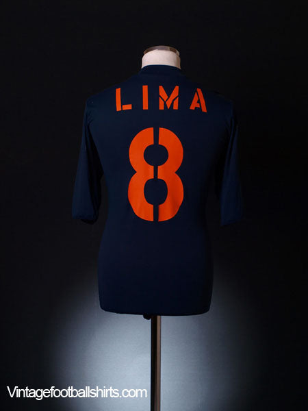 2003-04 Roma Cup Shirt Lima #8 L Football Shirt