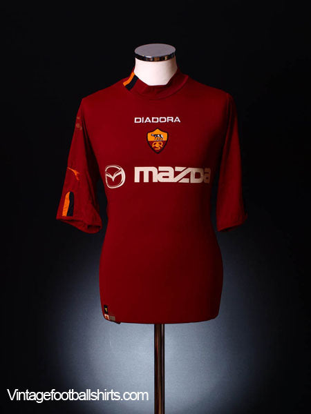 2003-04 Roma Home Shirt XL Football Shirt