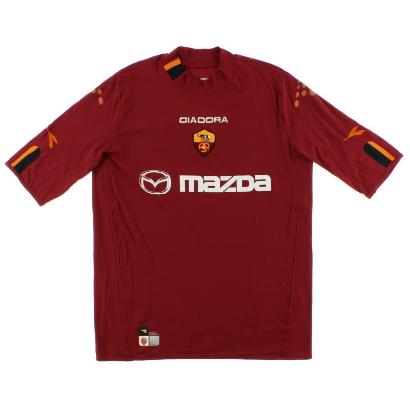 2003-04 Roma Diadora Home Shirt XXL Football Shirt