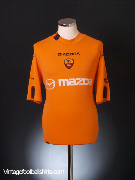 2003-04 Roma Third Shirt L Football Shirt