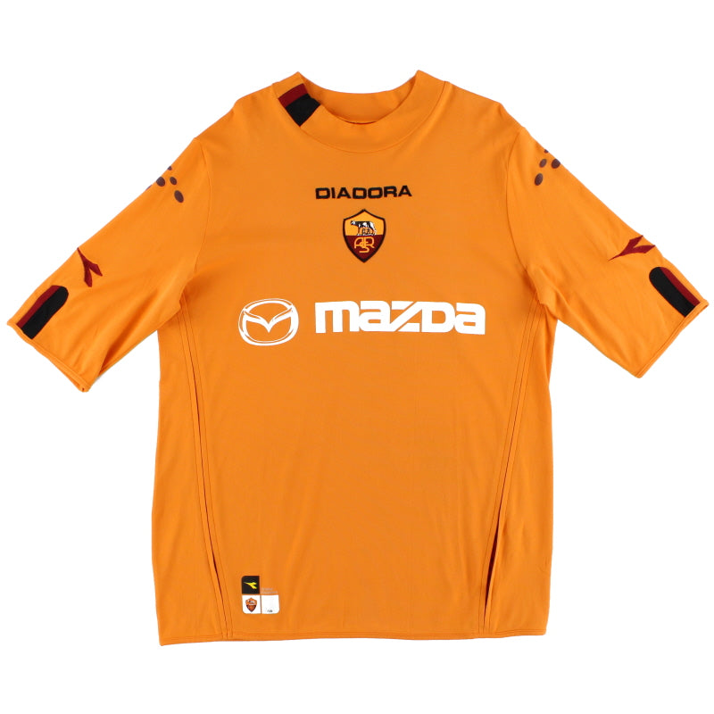 2003-04 Roma Diadora Third Shirt XL Football Shirt