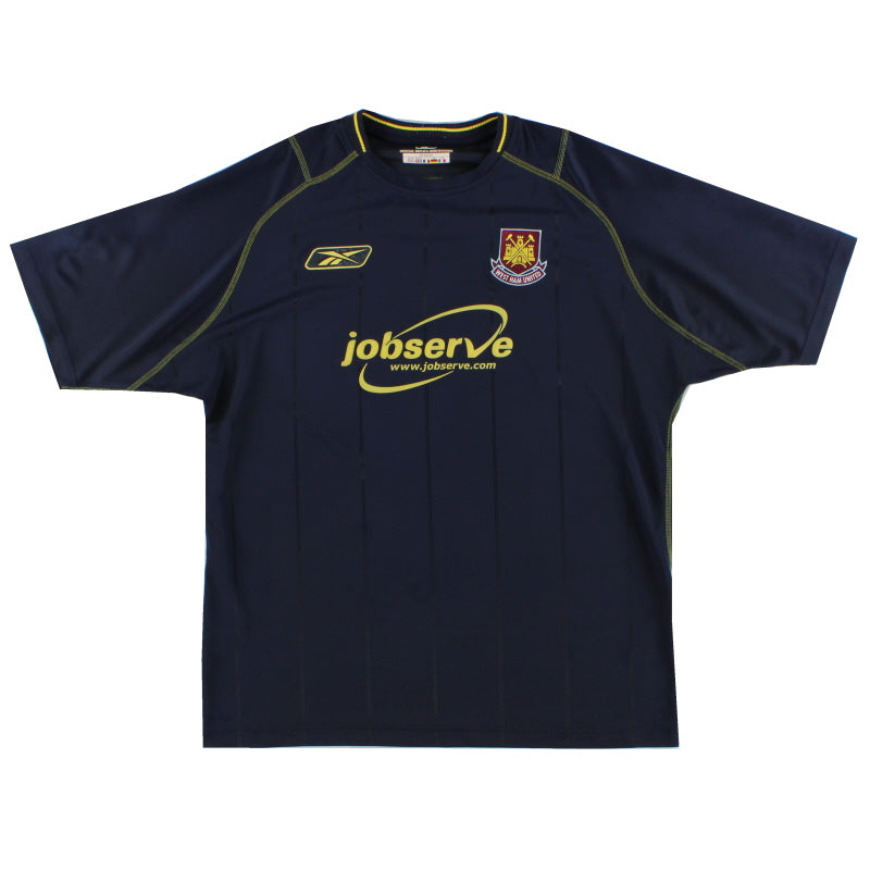 2003-04 West Ham Reebok Away Shirt M Football Shirt
