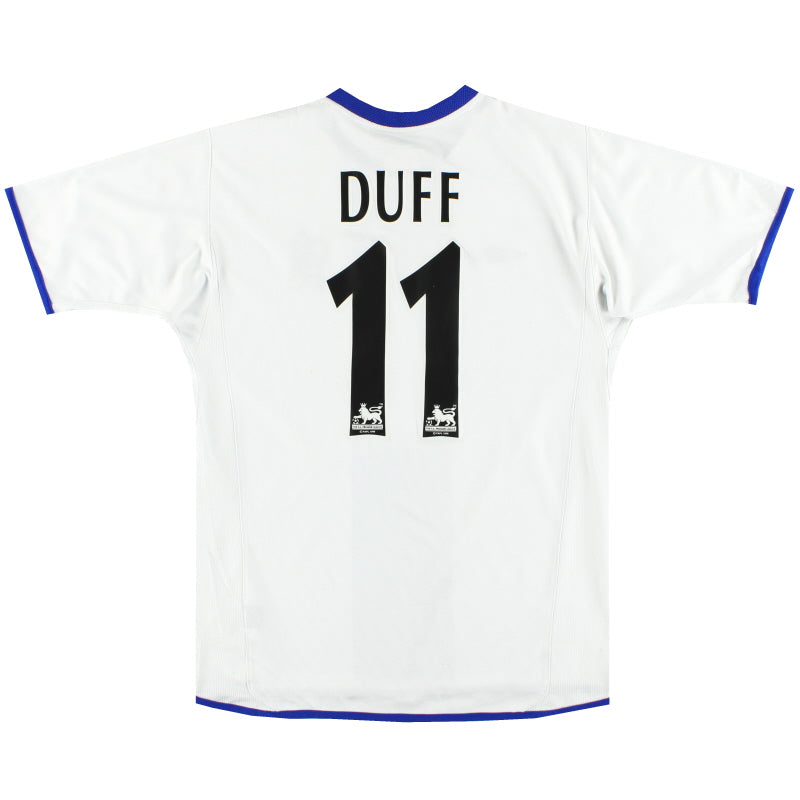 2003-05 Chelsea Umbro Away Shirt Duff #11 S Football Shirt
