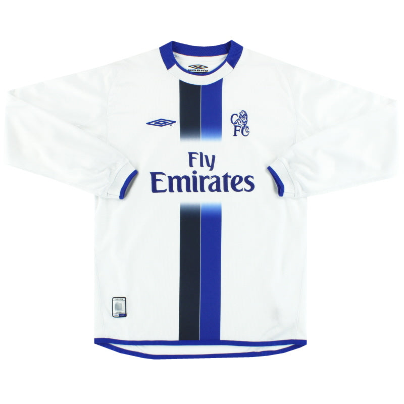 2003-05 Chelsea Umbro Away Shirt L/S XL Football Shirt