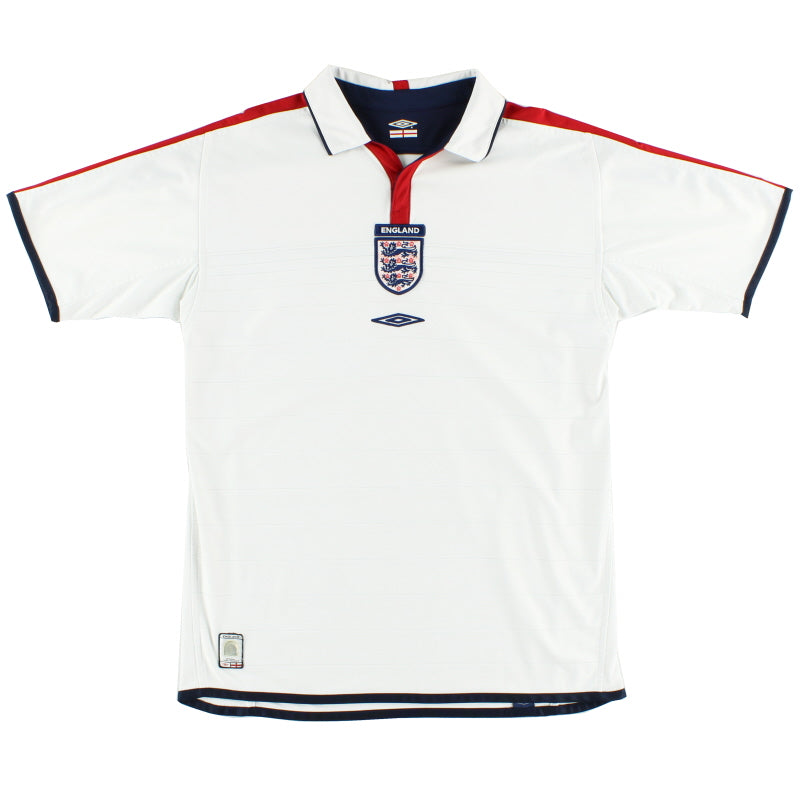 2003-05 England Home Shirt L Football Shirt