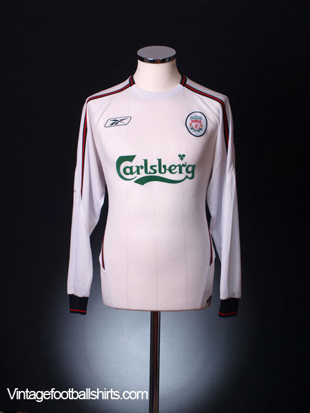 2003-05 Liverpool Away Shirt L/S M Football Shirt