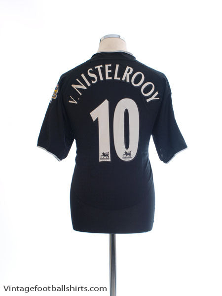2003-05 Manchester United Away Shirt v. Nistelrooy #10 *Mint* M Football Shirt