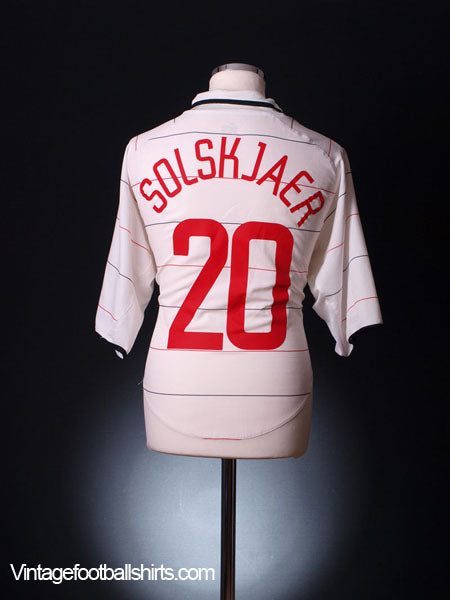 2003-05 Manchester United CL Third Shirt Solskjaer #20 XXL Football Shirt