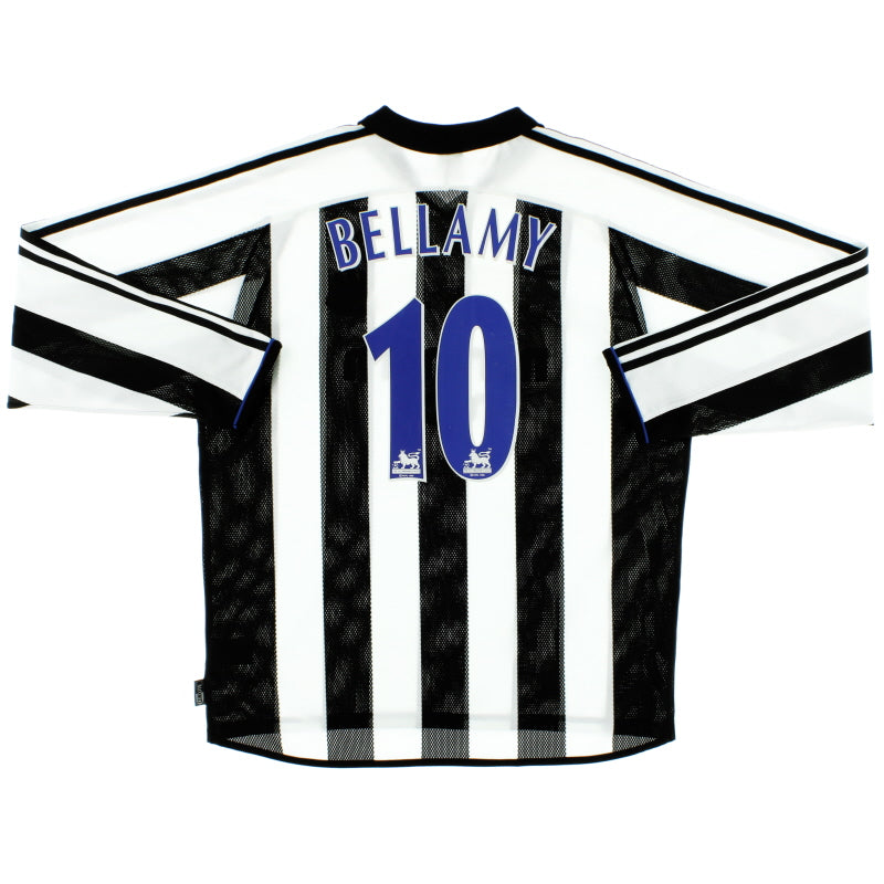 2003-05 Newcastle Home Shirt Bellamy #10 L/S L Football Shirt