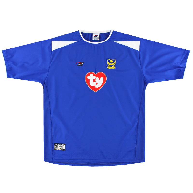 2003-05 Portsmouth Home Shirt *Mint* XL Football Shirt