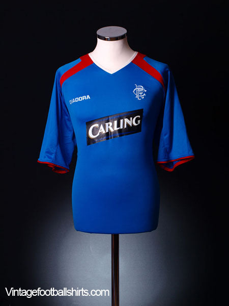 2003-05 Rangers Home Shirt L Football Shirt