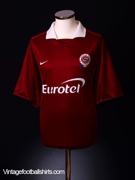 2003-05 Sparta Prague Home Shirt *As New* XL Football Shirt