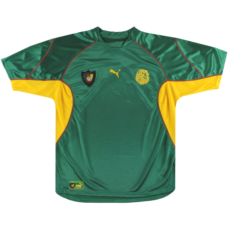 2003 Cameroon Puma Home Shirt XL Football Shirt