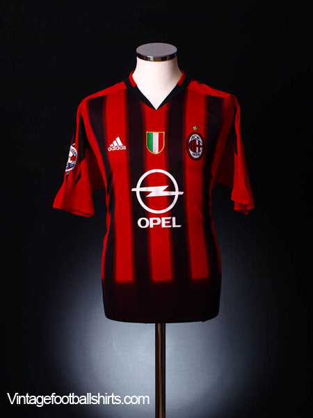 2004-05 AC Milan Home Shirt L Football Shirt