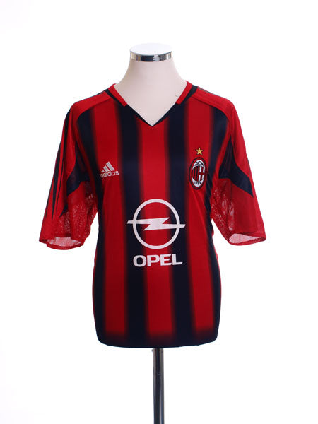 2004-05 AC Milan Home Shirt S Football Shirt