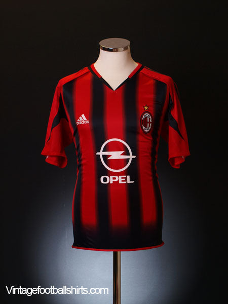 2004-05 AC Milan Player Issue Home Shirt L Football Shirt