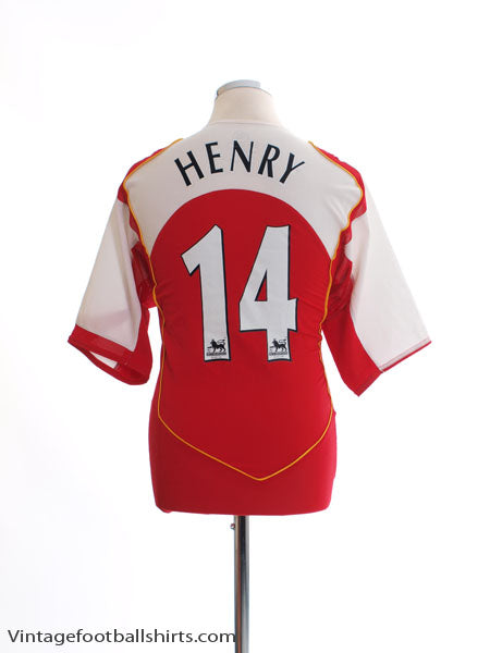2004-05 Arsenal Home Shirt Henry #14 XL.Boys Football Shirt