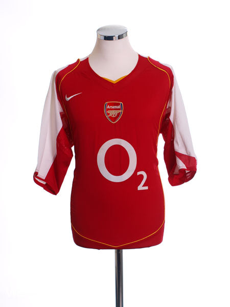 2004-05 Arsenal Home Shirt L.Boys Football Shirt