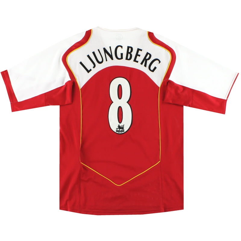 2004-05 Arsenal Nike Home Shirt Ljungberg #8 L Football Shirt