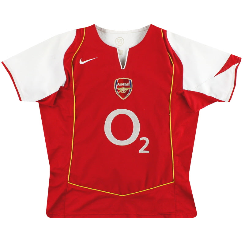 2004-05 Arsenal Nike Womens Home Shirt S Football Shirt