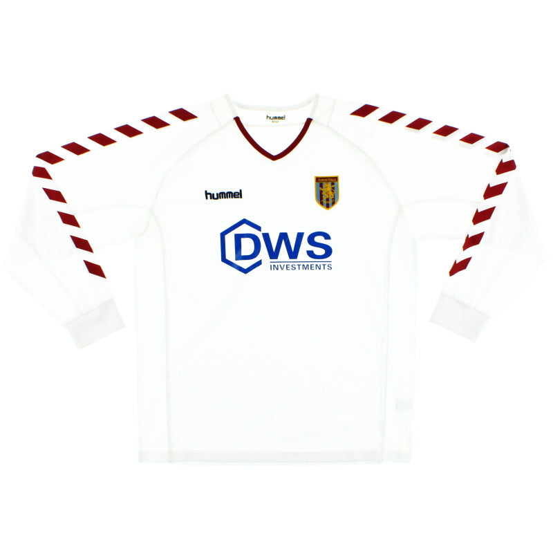2004-05 Aston Villa Away Shirt L/S L Football Shirt