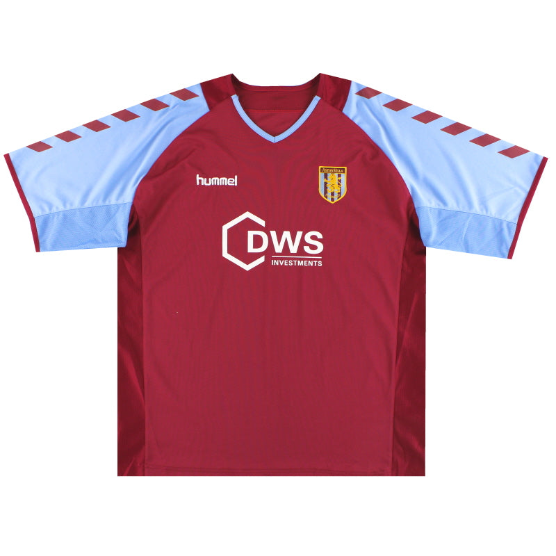 2004-05 Aston Villa Hummel Home Shirt XL Football Shirt