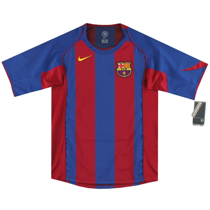2004-05 Barcelona Nike Home Shirt *w/tags* M Football Shirt