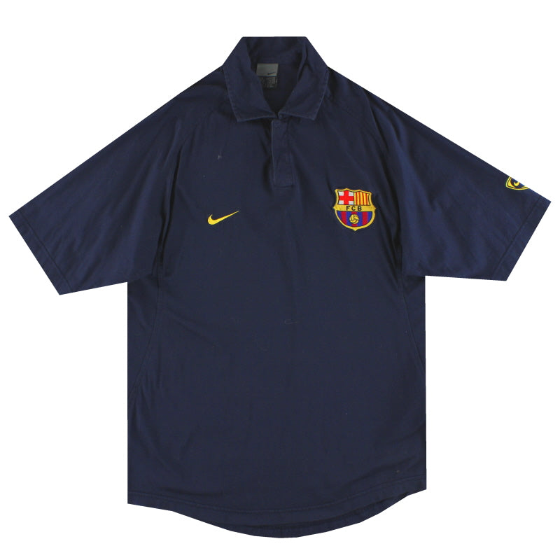 2004-05 Barcelona Nike Polo Shirt M Polo Shirt
