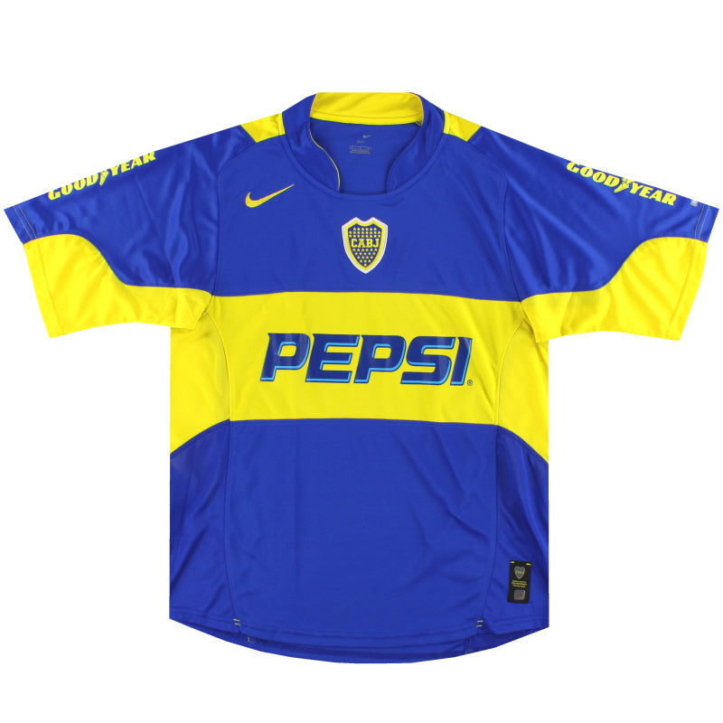 2004-05 Boca Juniors Nike Home Shirt L Football Shirt