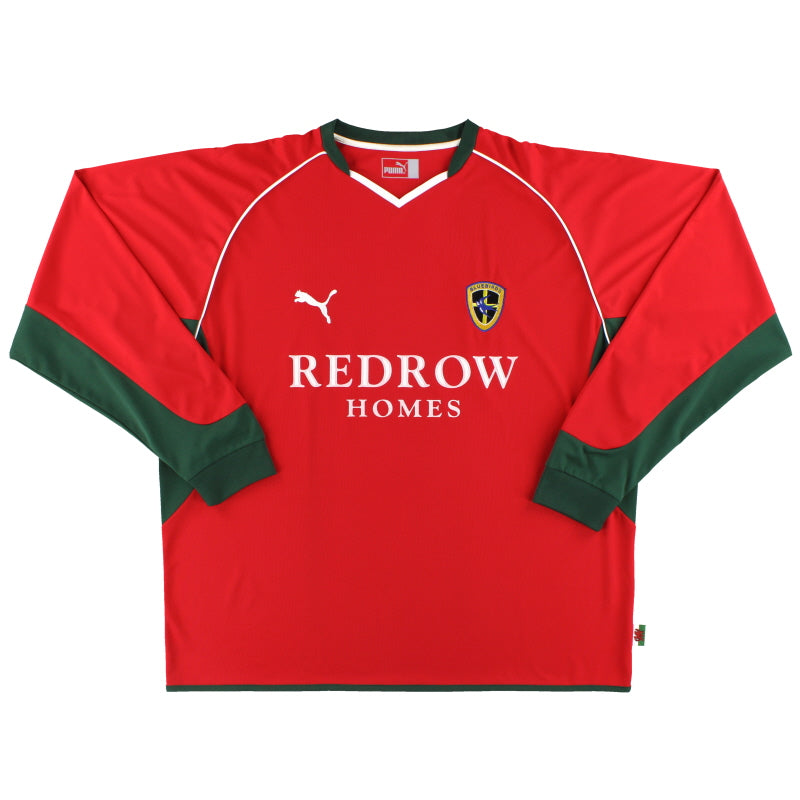 2004-05 Cardiff City Puma Away Shirt L/S XXL Football Shirt