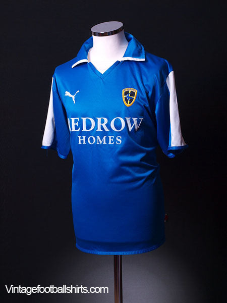 2004-05 Cardiff City Home Shirt L Football Shirt