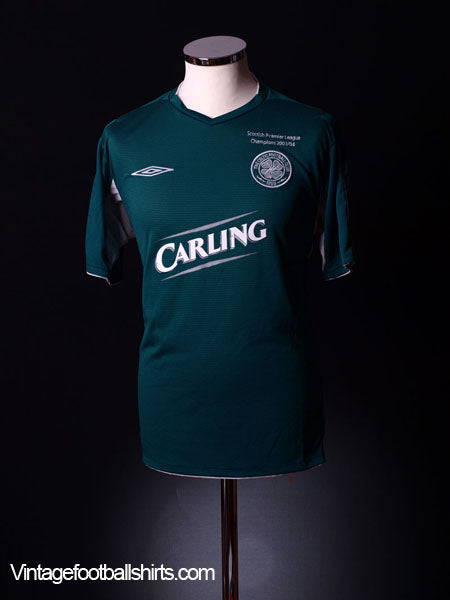 2004-05 Celtic Away Shirt L Football Shirt