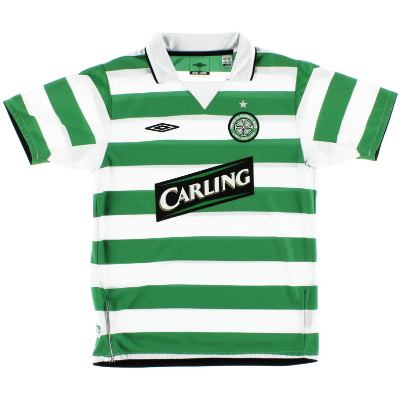 2004-05 Celtic Home Shirt M.Boys Football Shirt