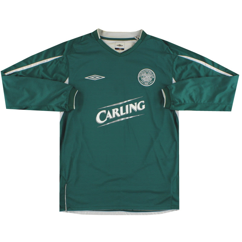 2004-05 Celtic Umbro Away Shirt *As New* L/S M Football Shirt