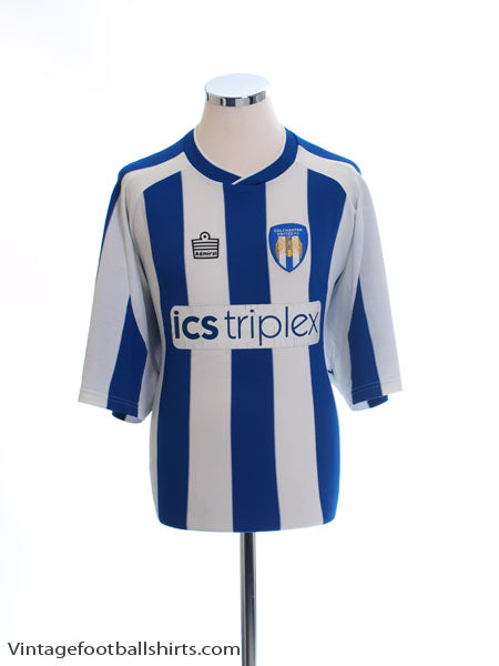 2004-05 Colchester United Home Shirt XL Football Shirt
