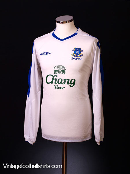 2004-05 Everton Away Shirt *Mint* L/S L Football Shirt
