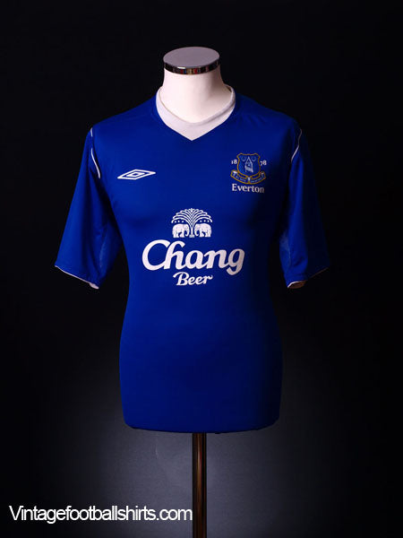 2004-05 Everton Home Shirt L Football Shirt