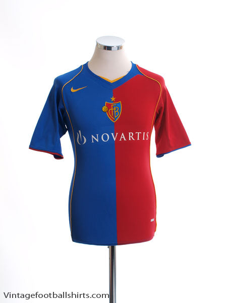 2004-05 FC Basel Nike Home Shirt XS Football Shirt
