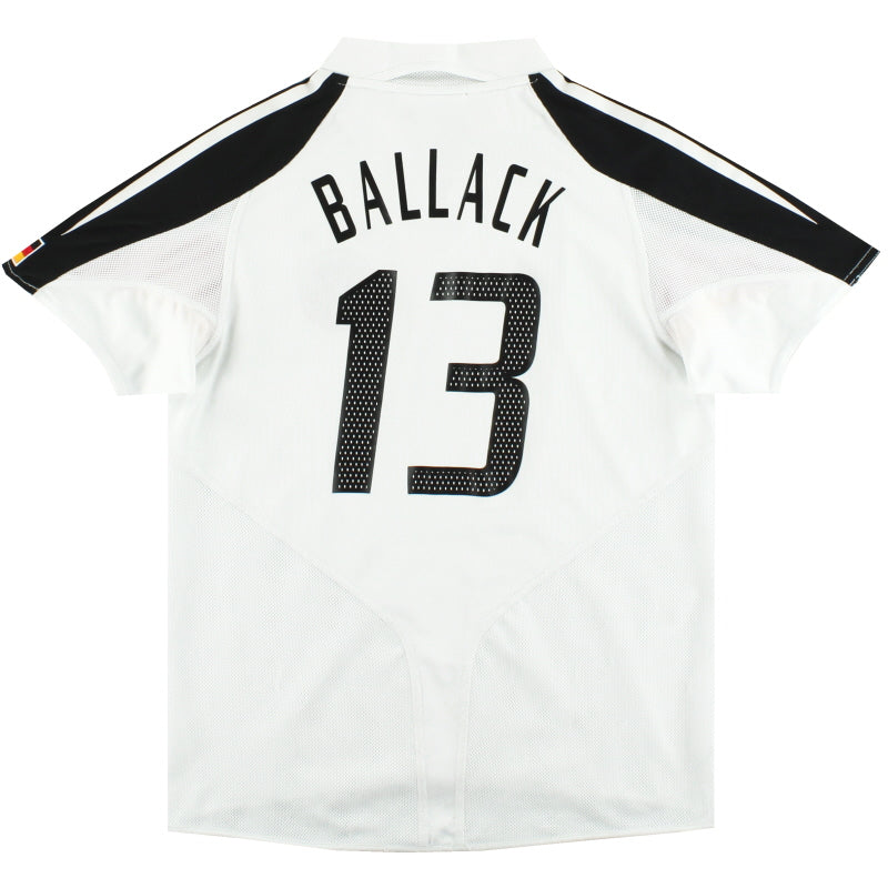 2004-05 Germany adidas Home Shirt Ballack #13 L.Boys Football Shirt