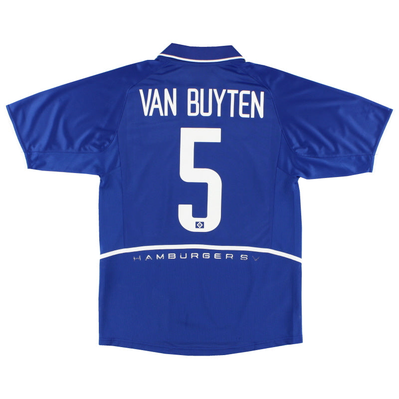 2004-05 Hamburg Away Shirt Van Buyten #5 S Football Shirt