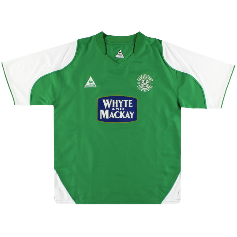 2004-05 Hibernian Le Coq Sportif Home Shirt M Football Shirt