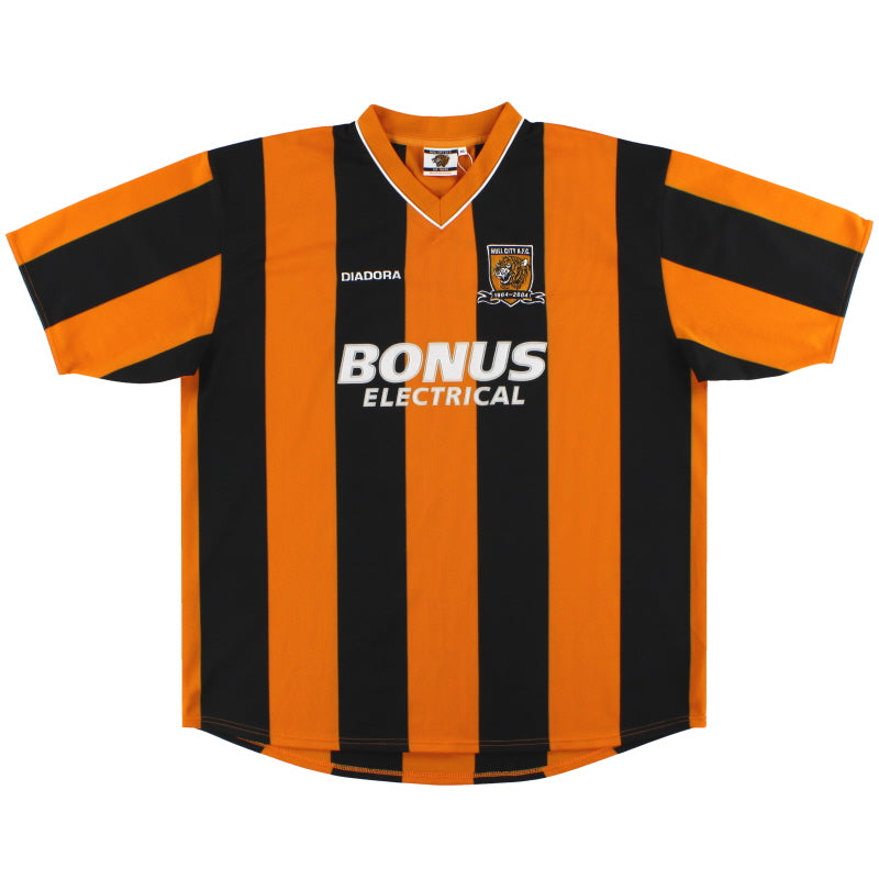 2004-05 Hull City Diadora Centenary Home Shirt *Mint* XXL Football Shirt