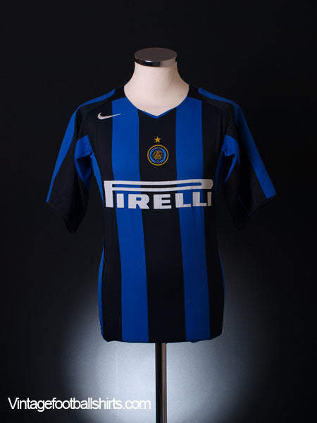 2004-05 Inter Milan Home Shirt *Mint* XL Football Shirt