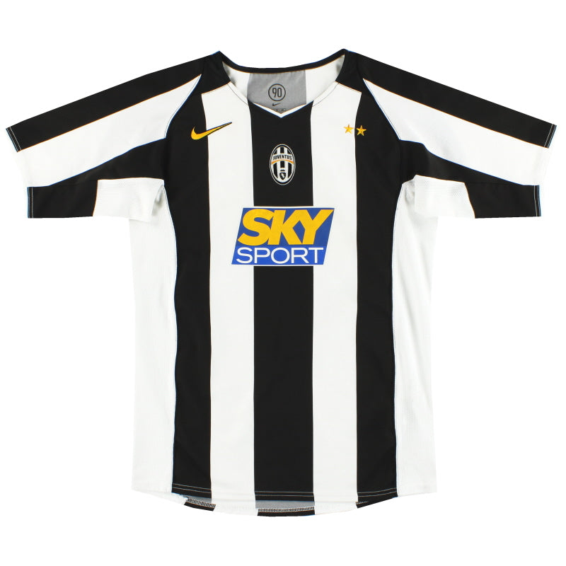 2004-05 Juventus Nike Home Shirt M.Boys Football Shirt