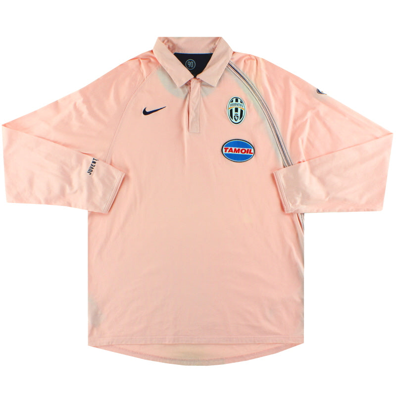 2004-05 Juventus Nike Polo Shirt L/S *Mint* XL Polo Shirt